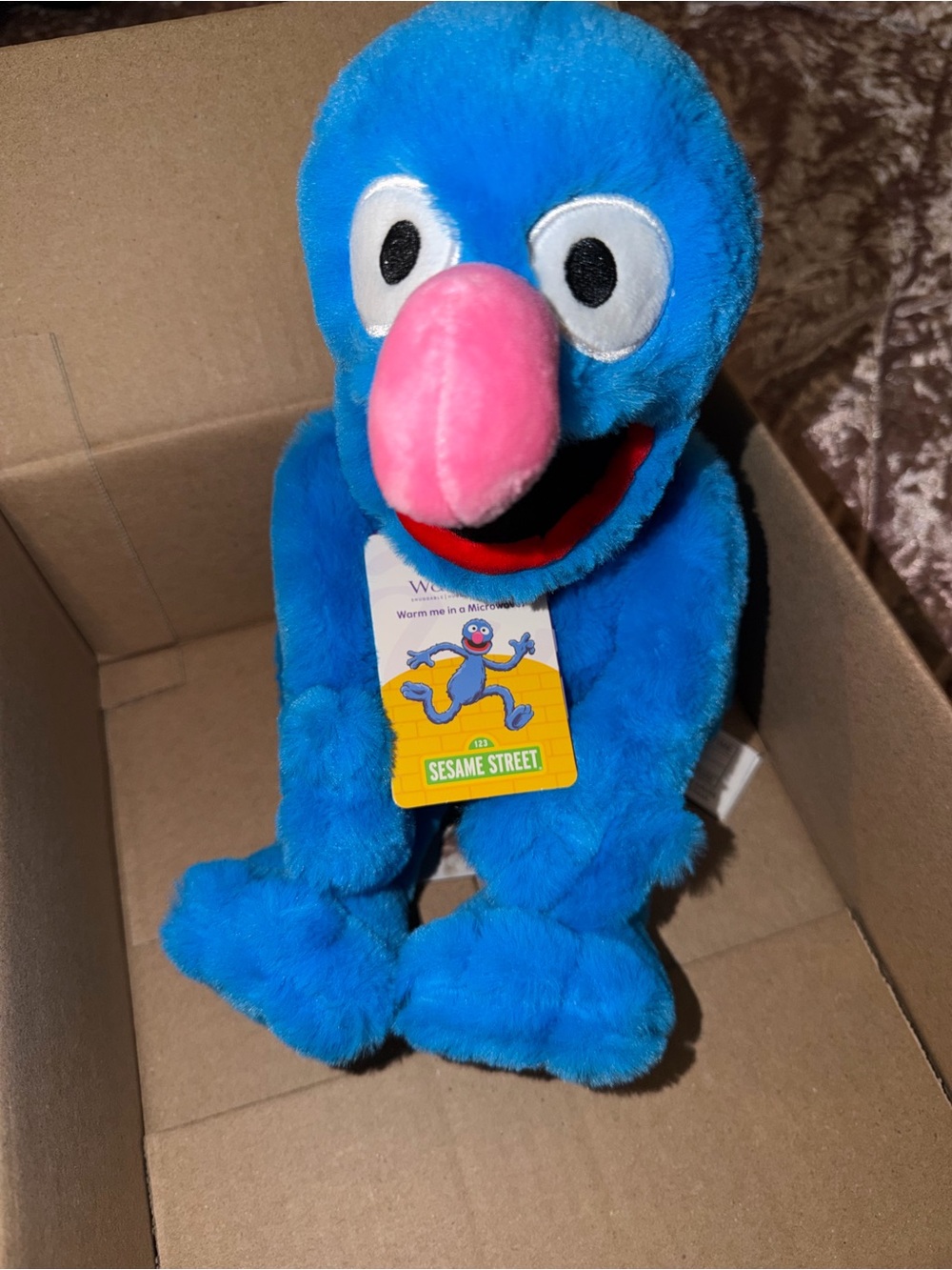 Sesame Street Grover Warmies Heatable Soft Cuddly Plush
